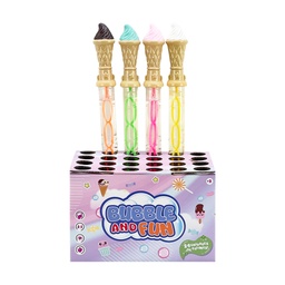 [54887] BURBUJERO HELADOS (24 PZAS / DISPLAY) 37 X 26 X 17 CM BURBUJERO: 37 CM