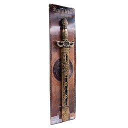 [54897] ESPADA Y ESCUDO 52 X 21 X 2 CM