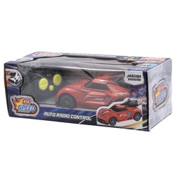 [54957] AUTO A RADIO CONTROL CON LUCES Y HUMO 4 FUNCIONES GO SPEED 28 X 12 X 11 CM