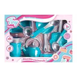[54967] SET DE COCINA TINY HOME 38,5 X 27 X 9 CM