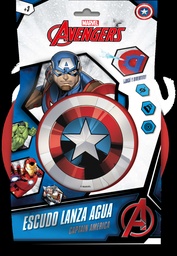 [8835] ESCUDO LANZADOR DE AGUA CAPITAN AMERICA 28 X 21 X 6 CM