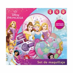 [3342] SET DE MAQUILLAJE SOMBRA DISNEY PRINCESAS 28 X 26 X 6CM