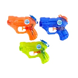 [8811] PISTOLA DE AGUA TRANSPARENTE EN BLISTER 19 X 19 X 5 CM