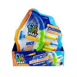 [55307] ARCO Y FLECHA DE PRECISION FUN PLAY 12 PZAS / DISPLAY 40 X 36 X 33 CM