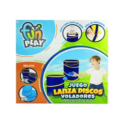 [55321] JUEGO LANZA DISCOS FUN PLAY 45 X 45 X 7 CM