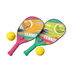 [55332] SET DE PALETAS X2 JUEGO AIRE LIBRE 44 X 24 X 6 CM