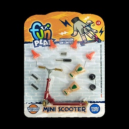 [55347] MINI MONOPATIN PARA DEDOS CON ACCESORIOS FUN PLAY 22 X 16 CM