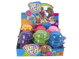 [55353] SET PLASTIKIDS MASAS FOAM COLORES SURTIDOS 24PCS/DISPLAY 11 X 5 CM