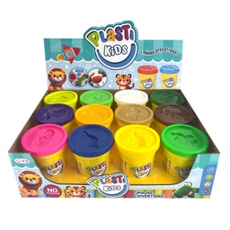 [55156] MASA PLASTI KIDS POTE 12 PZAS/DISPLAY