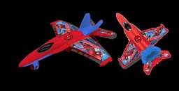 [54705] AVION A FRICCION SPIDERMAN 12 X 12 X 5 CM