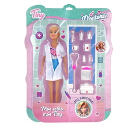 [54921] MUÑECA TINY DOCTORA CON ACCESORIOS 32 X 41,5 CM
