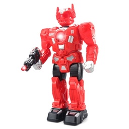 [54942] ROBOT CON LUZ Y SONIDO COLORES: ROJO / NEGRO 22,5 X 39,5 X 11,5 CM