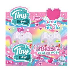 [54938] SET DE BIJOUTERIE CORAZON CON ALAS (12 PIEZAS / DISPLAY BOX) 12 X 17,5 X 2 CM