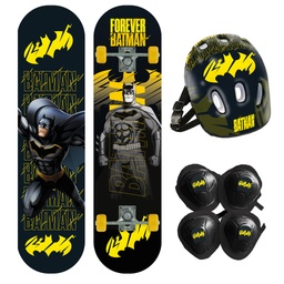 [10131] SET DE SKATE BATMAN CON PACK DE SEGURIDAD 79*20CM 79 X 20 CM