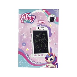 [55089] PIZARRA MAGICA DIGITAL UNICORNIO 8,5 PULGADAS MONOCROMATICA TINY 21 X 30 X 2 CM