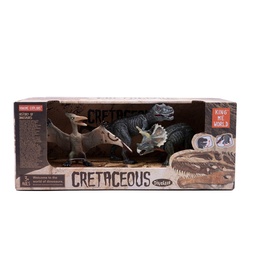 [55139] SET DINOSAURIOS X 3 PZAS 25 X 10 X 9 CM