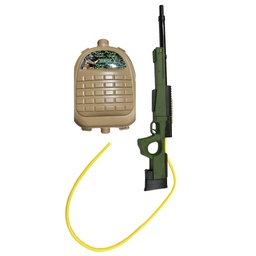 [8162] SUPER MOCHILA DE AGUA ARMY 67 X 25 X 6 CM