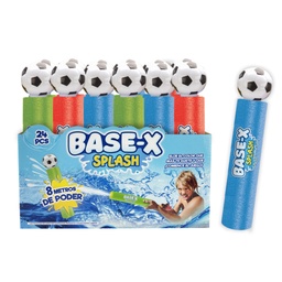 [8298] LANZADOR DE AGUA FUTBOL 27 X 5 CM - 24 UNIDADES / DISPLAY