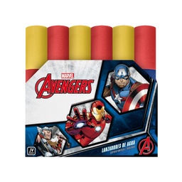 [8576] LANZADOR DE AGUA AVENGERS 30 X 5 CM - 24 UNIDADES / DISPLAY