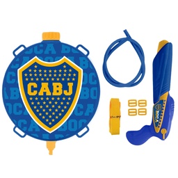 [8597] MOCHILA DE AGUA BOCA JUNIORS 41 X 37 X 6 CM