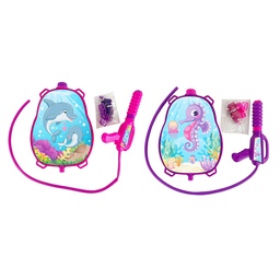 [8700] MOCHILA DE AGUA ANIMALES DE MAR 42 X 30 X 6 CM