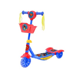 [10136] MONOPATIN DE 3 RUEDAS CON LUCES Y MUSICA SUPERMAN 61X60X16CM