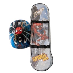 [12002] SKATE SPIDERMAN CON KIT DE PROTECCION 60 X 15 CM 30KG