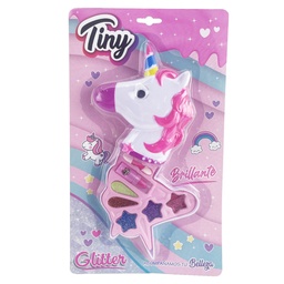 [3054] SET DE MAQUILLAJE UNICORNIO GLITTER - BLISTER 31 X 18 X 4 CM