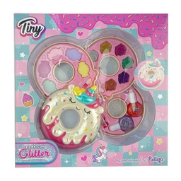 [3227] SET DE MAQUILLAJE DONA UNICORNIO SOMBRA Y GLITTER (EN CAJA) 25 X 25 X 7 CM