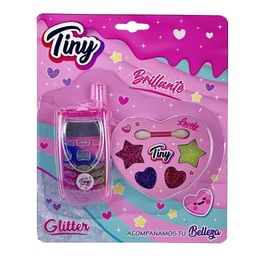 [3291] SET DE MAQUILLAJE GLITTER BLISTER 21 X 17 X 4 CM