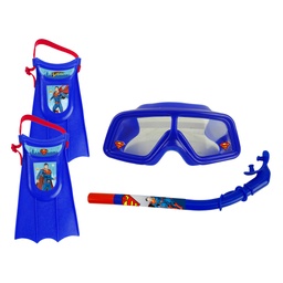 [4188] SET DE BUCEO SUPERMAN 42 X 26 X 5 CM